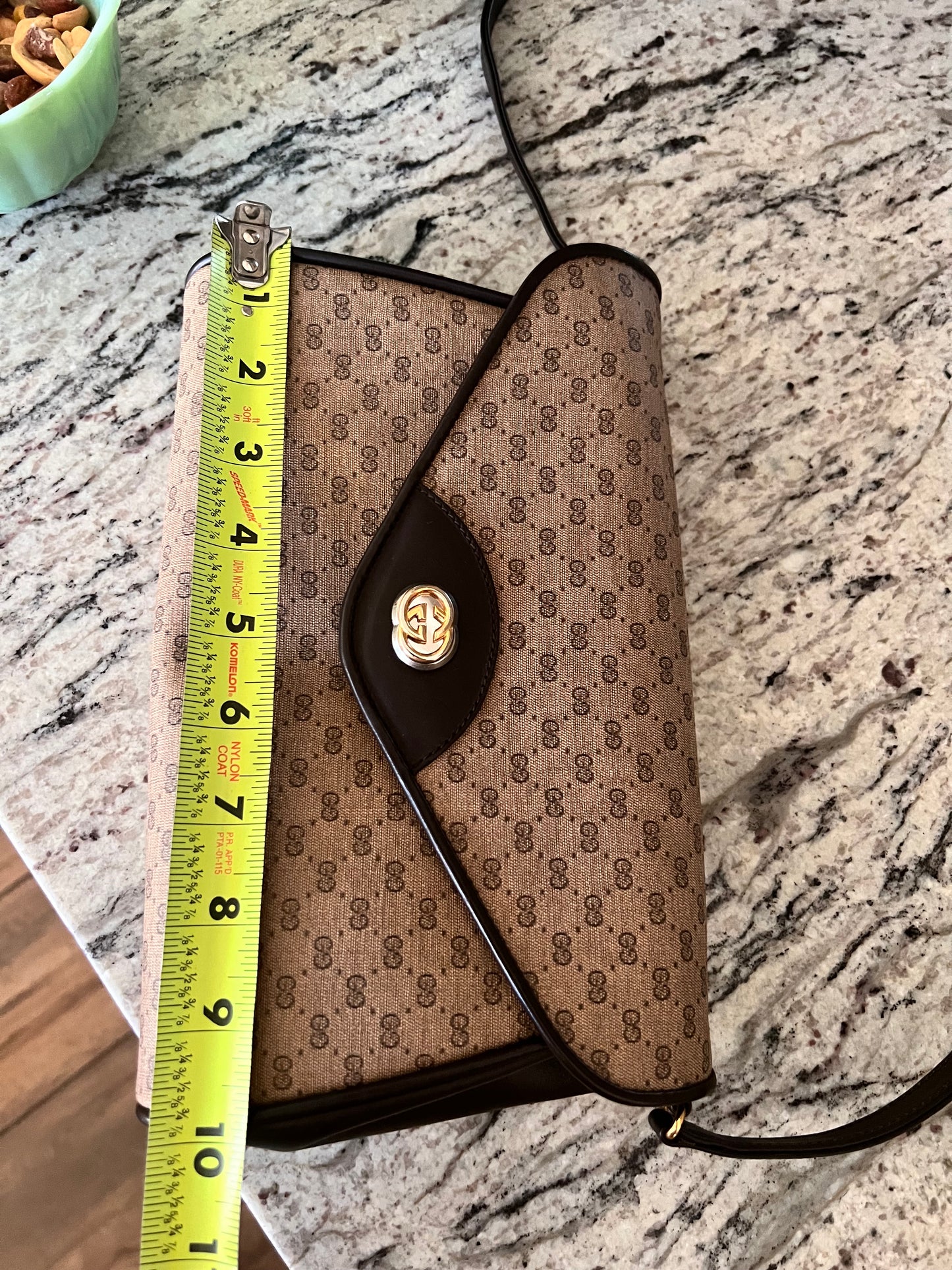 Vintage Gucci GG envelope crossbody shoulder bag partial payment