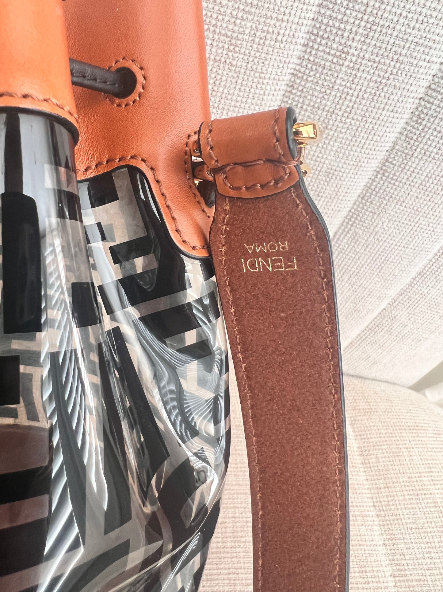 Fendi Zucca mon tresor grande bucket bag