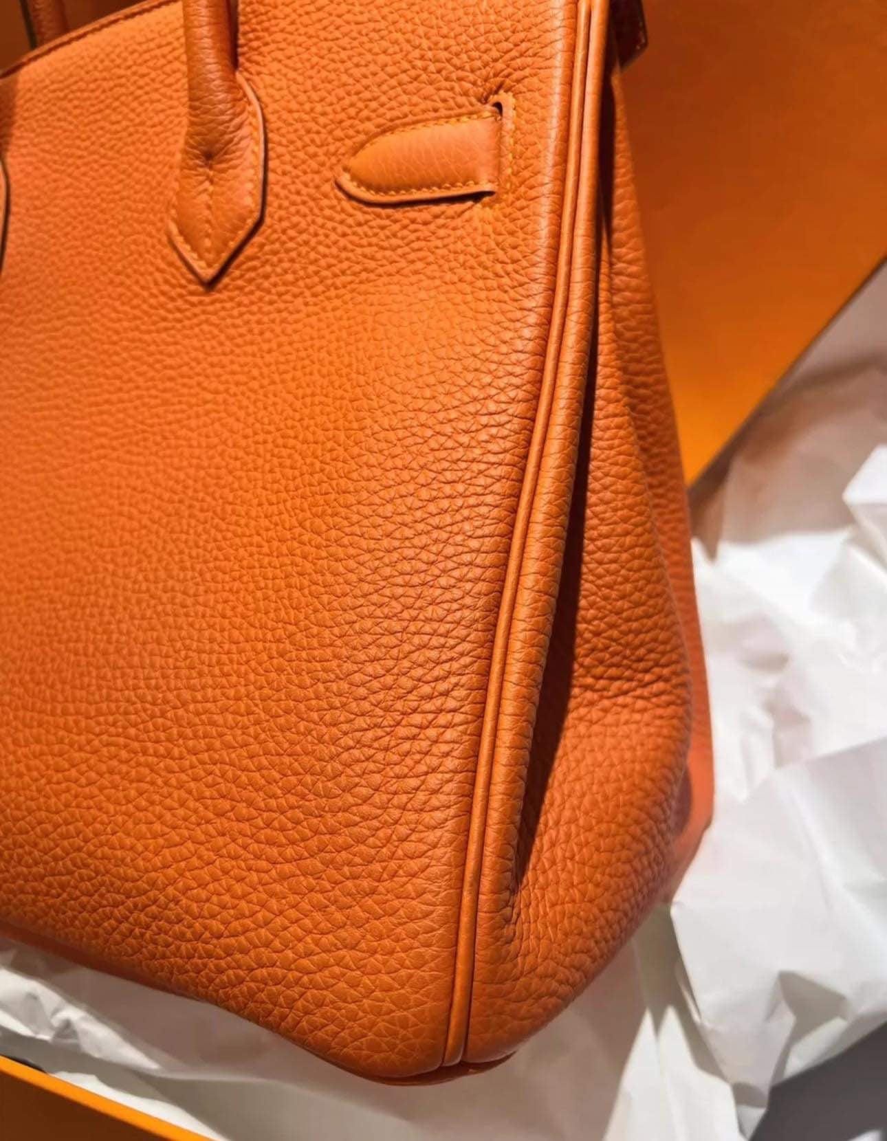 Hermes Togo H orange Togo GHW -partial payment