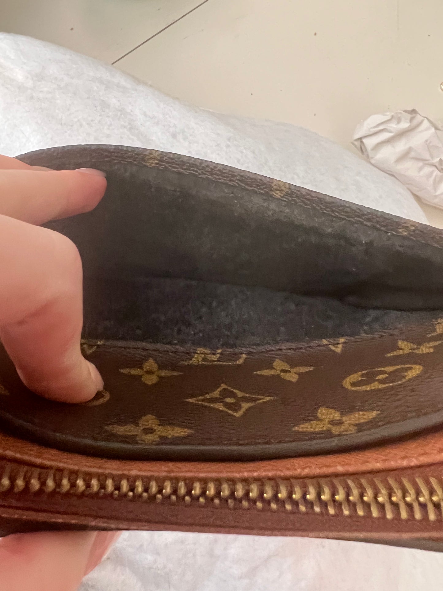 Louis Vuitton monogram Orsay clutch wristlet