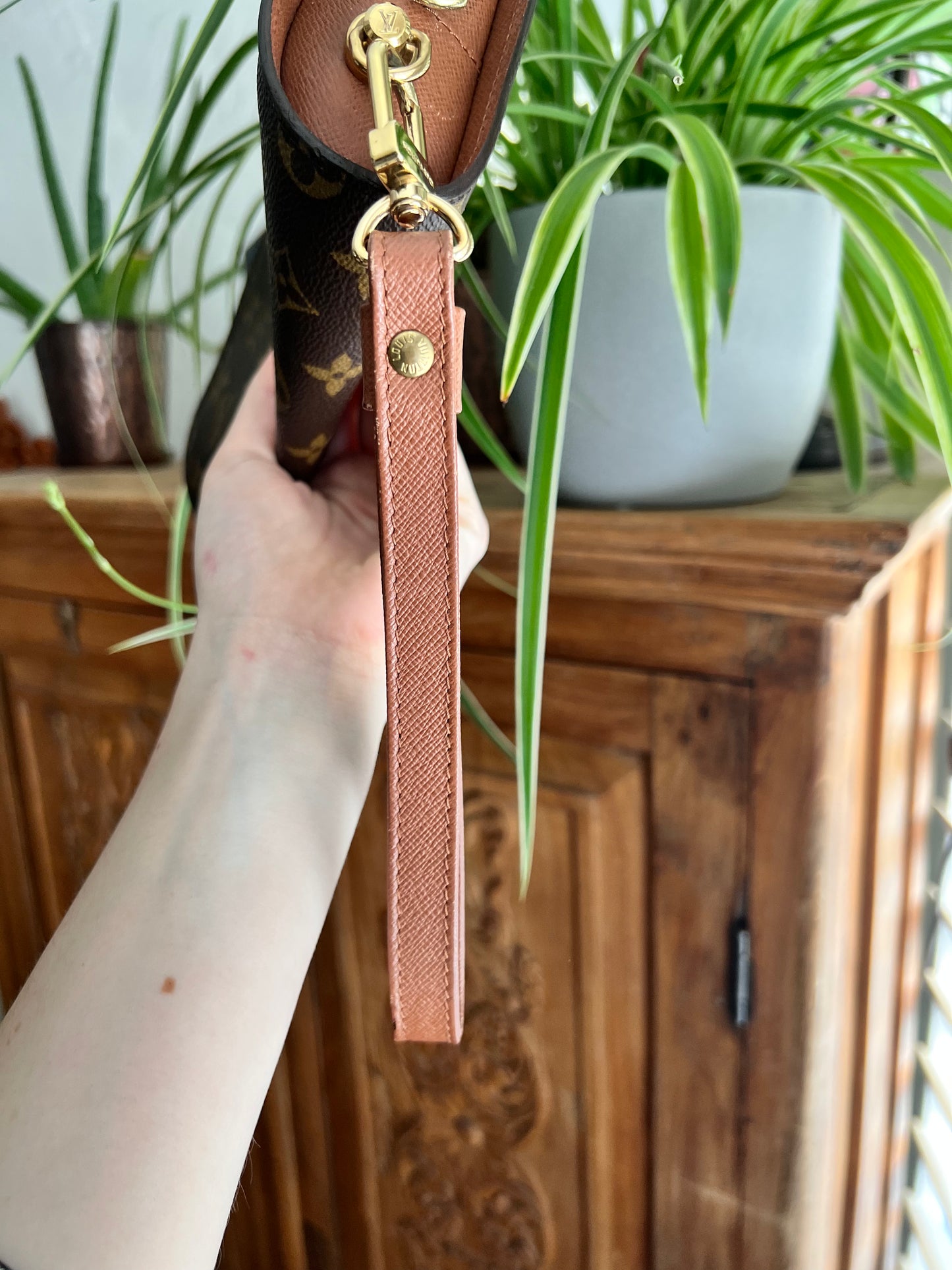Louis Vuitton monogram Orsay clutch wristlet