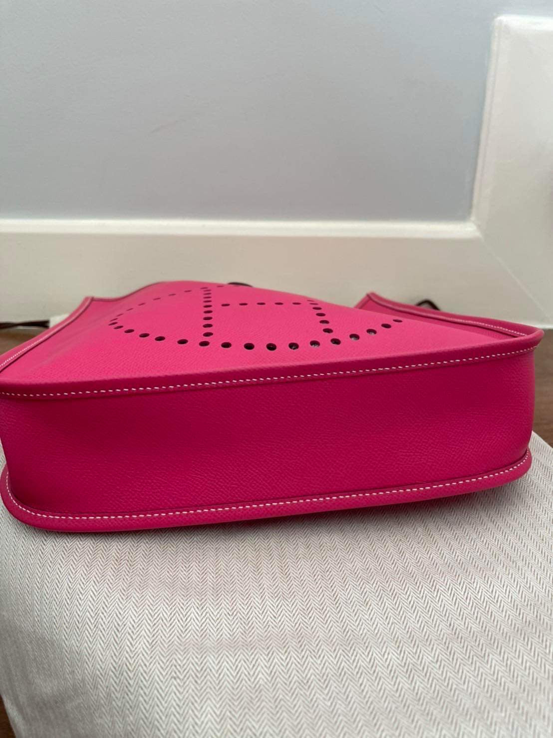 Hermes Evelyne PM Stamp Q Epsom