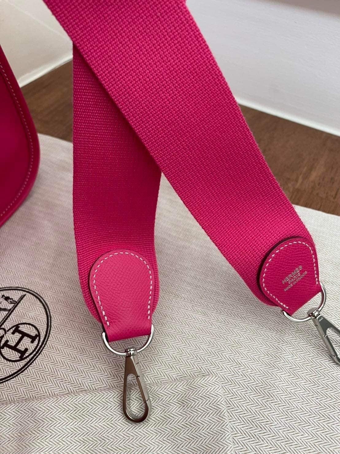 Hermes Evelyne PM Stamp Q Epsom