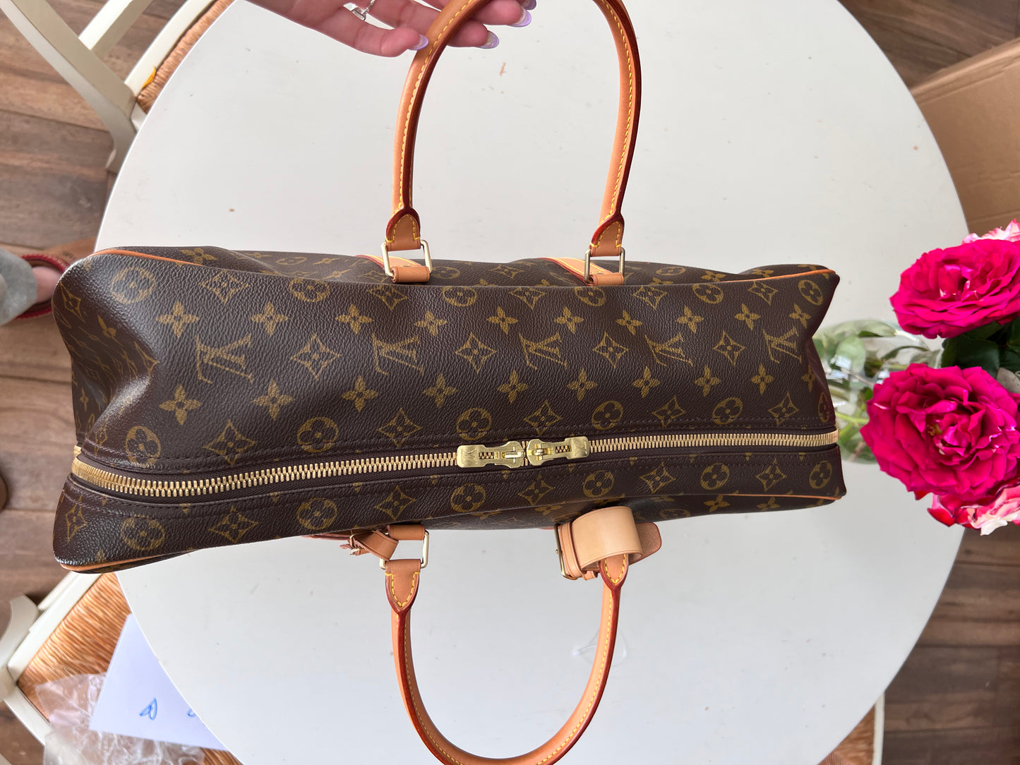 Louis Vuitton monogram Sirius 50 travel bag