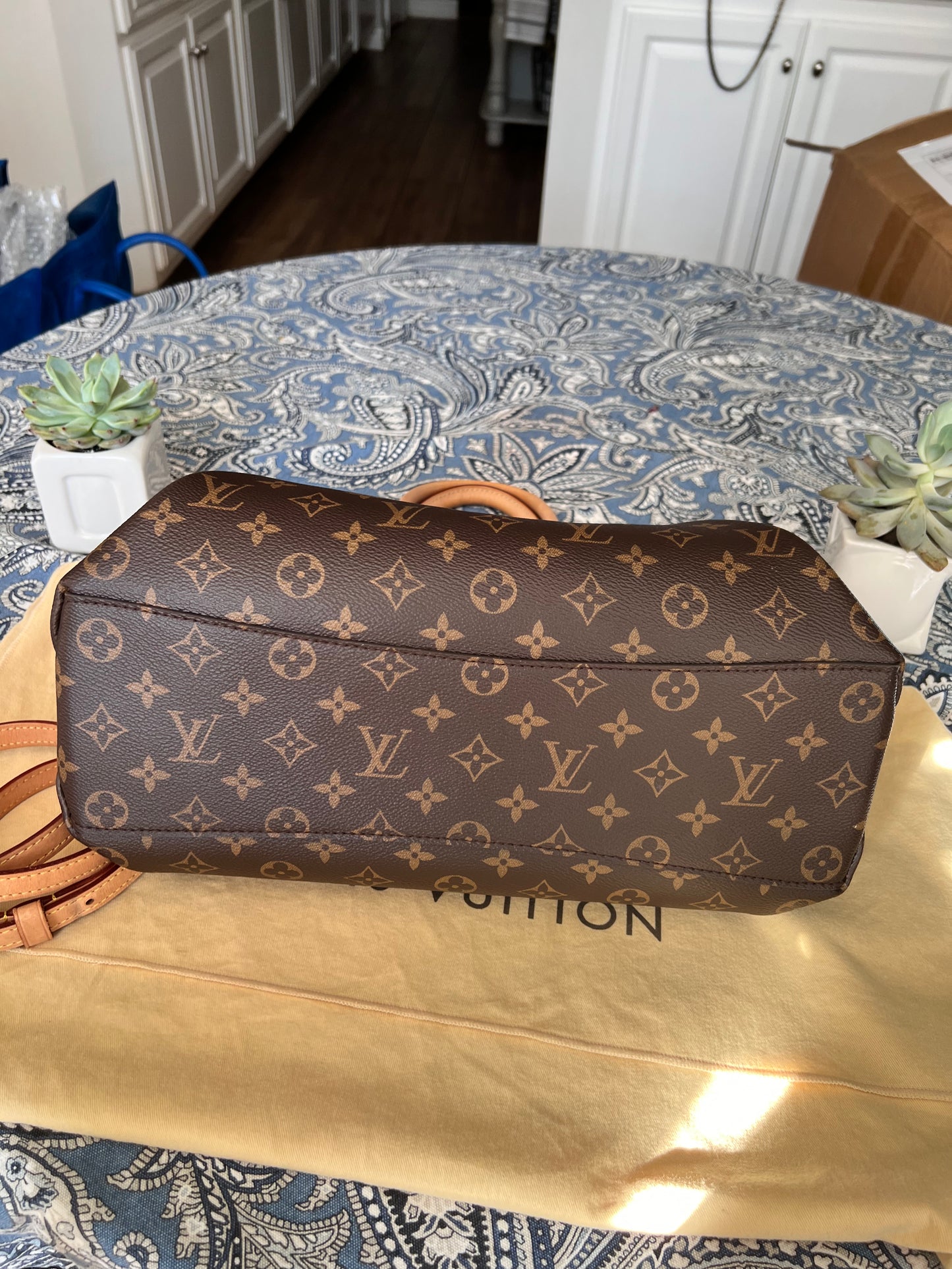 Louis Vuitton Monogram Rivoli MM 2 way tote
