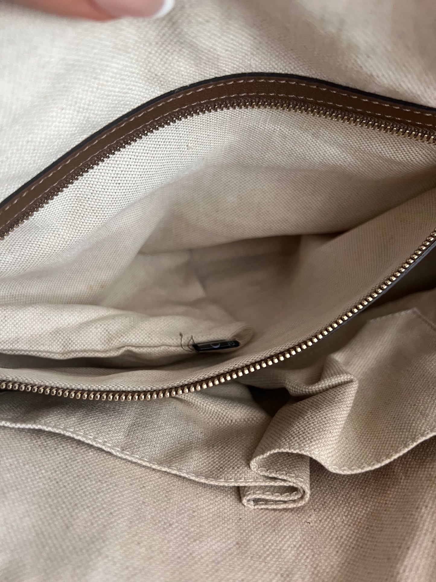 Gucci GG coated canvas dome 2 way zip tote