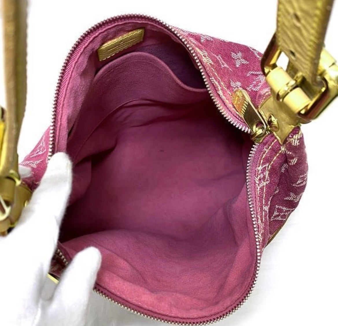 Louis Vuitton, hot pink Monogram buggy bag