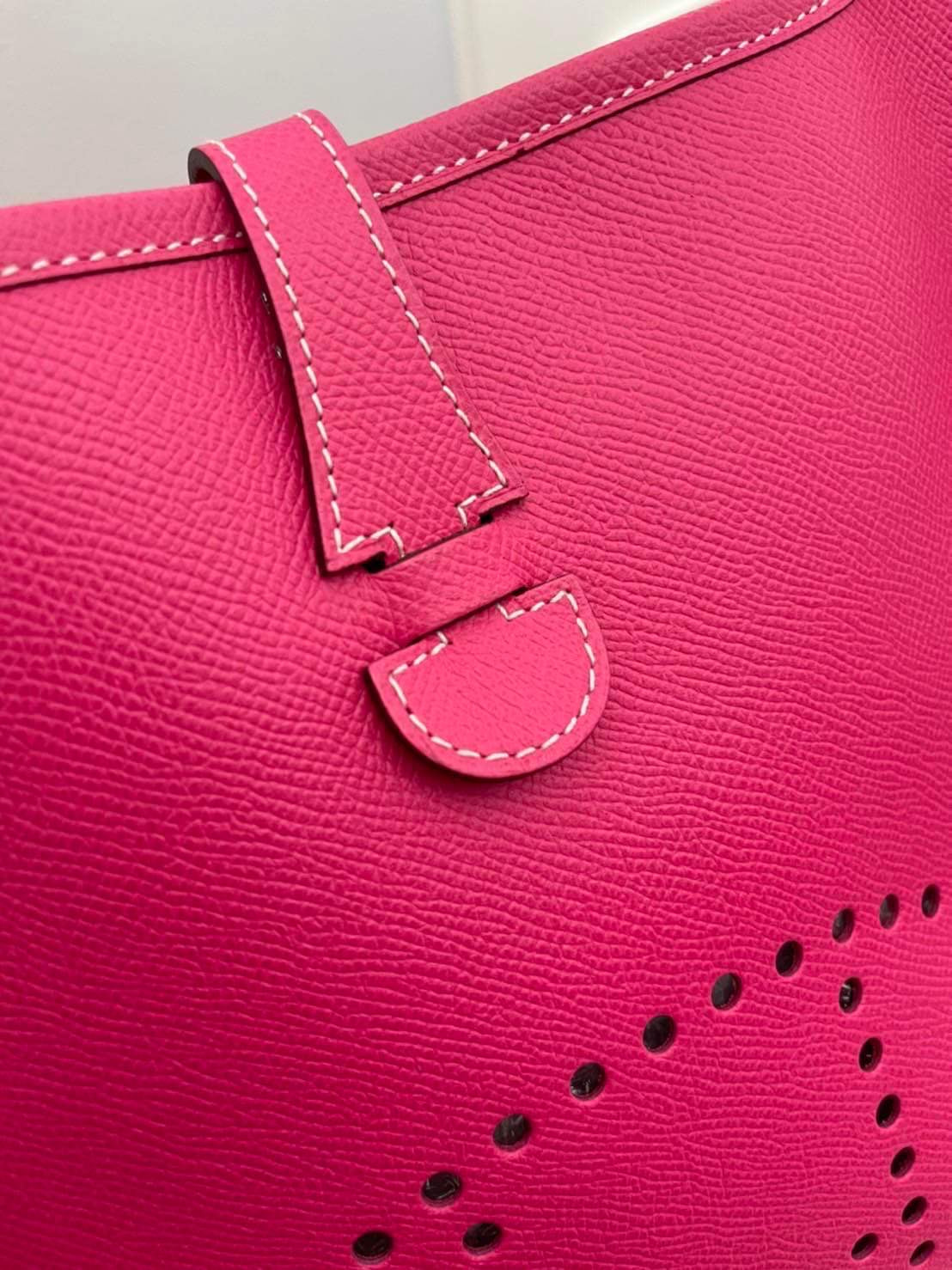 Hermes Evelyne PM Stamp Q Epsom