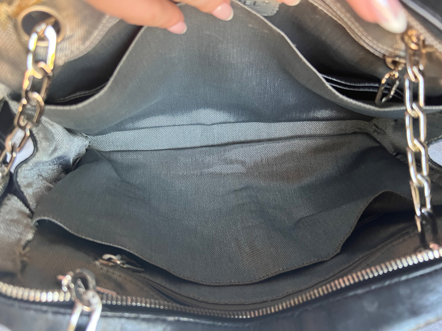 Chanel Mademoiselle black lambskin tote