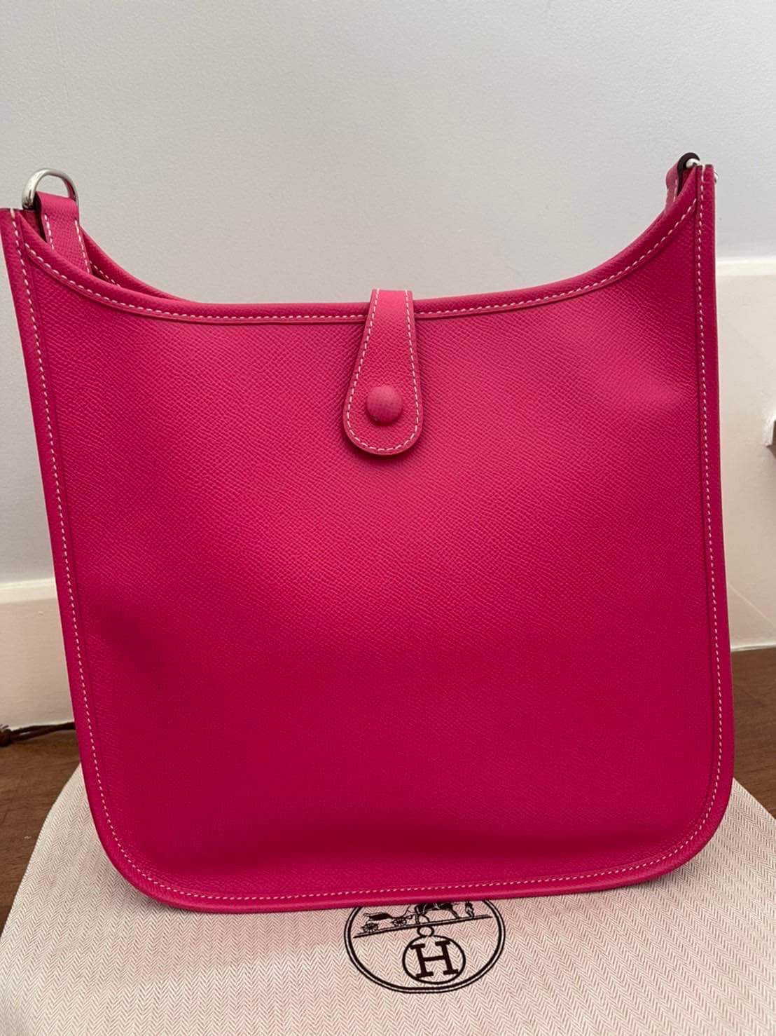 Hermes Evelyne PM Stamp Q Epsom