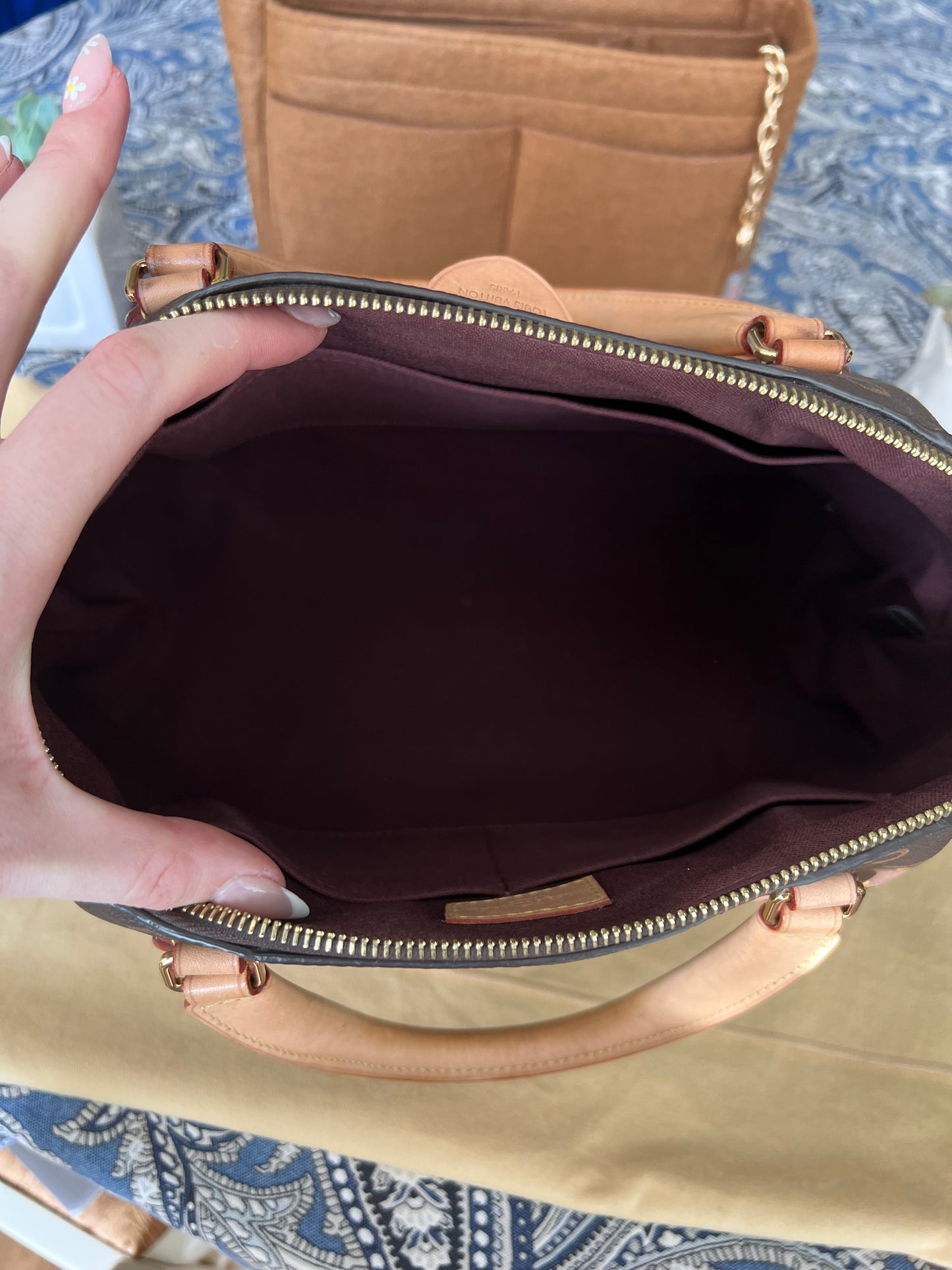 Louis Vuitton Monogram Rivoli MM 2 way tote