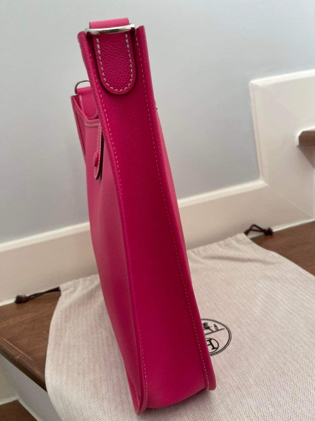 Hermes Evelyne PM Stamp Q Epsom