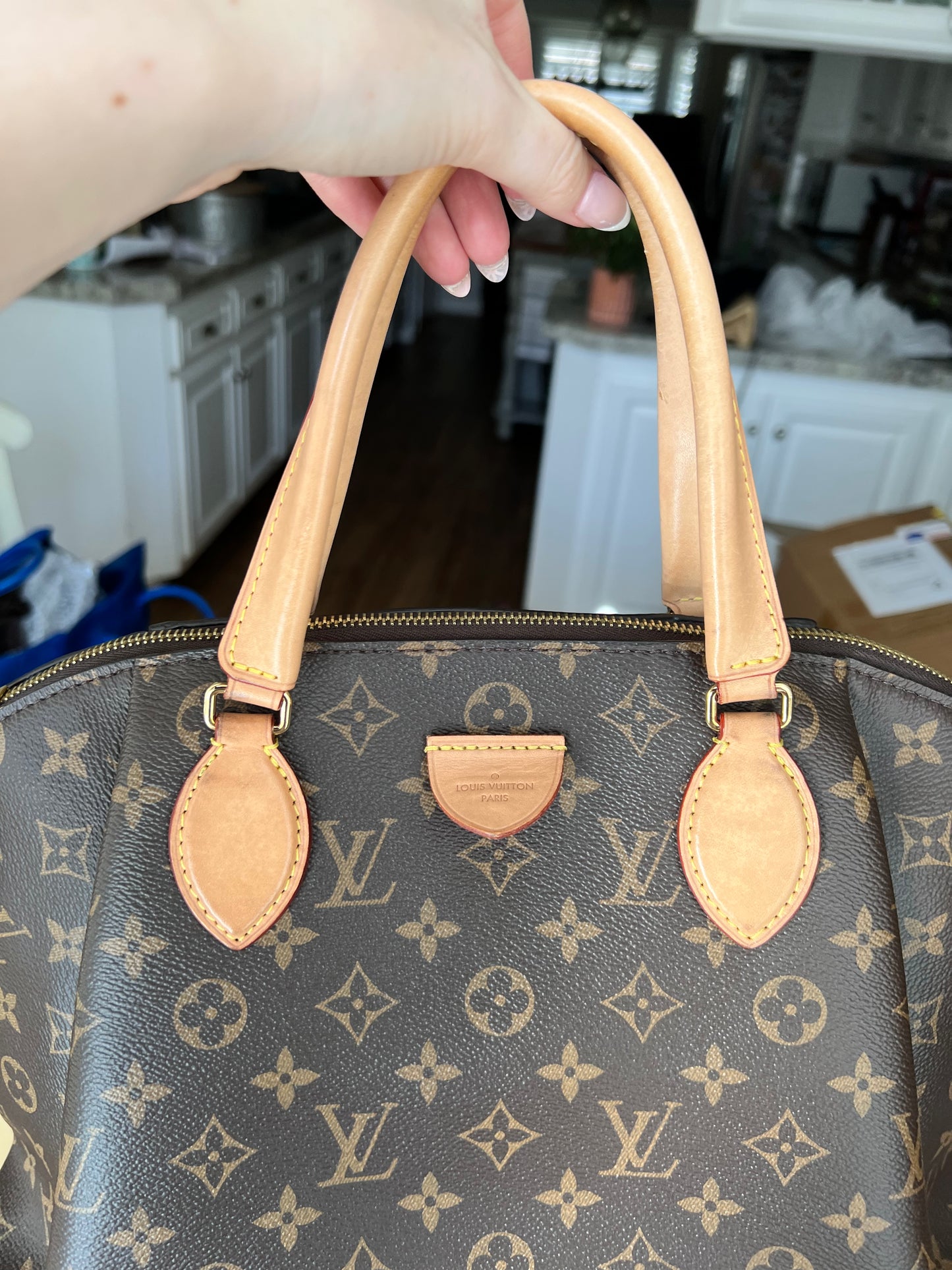 Louis Vuitton Monogram Rivoli MM 2 way tote