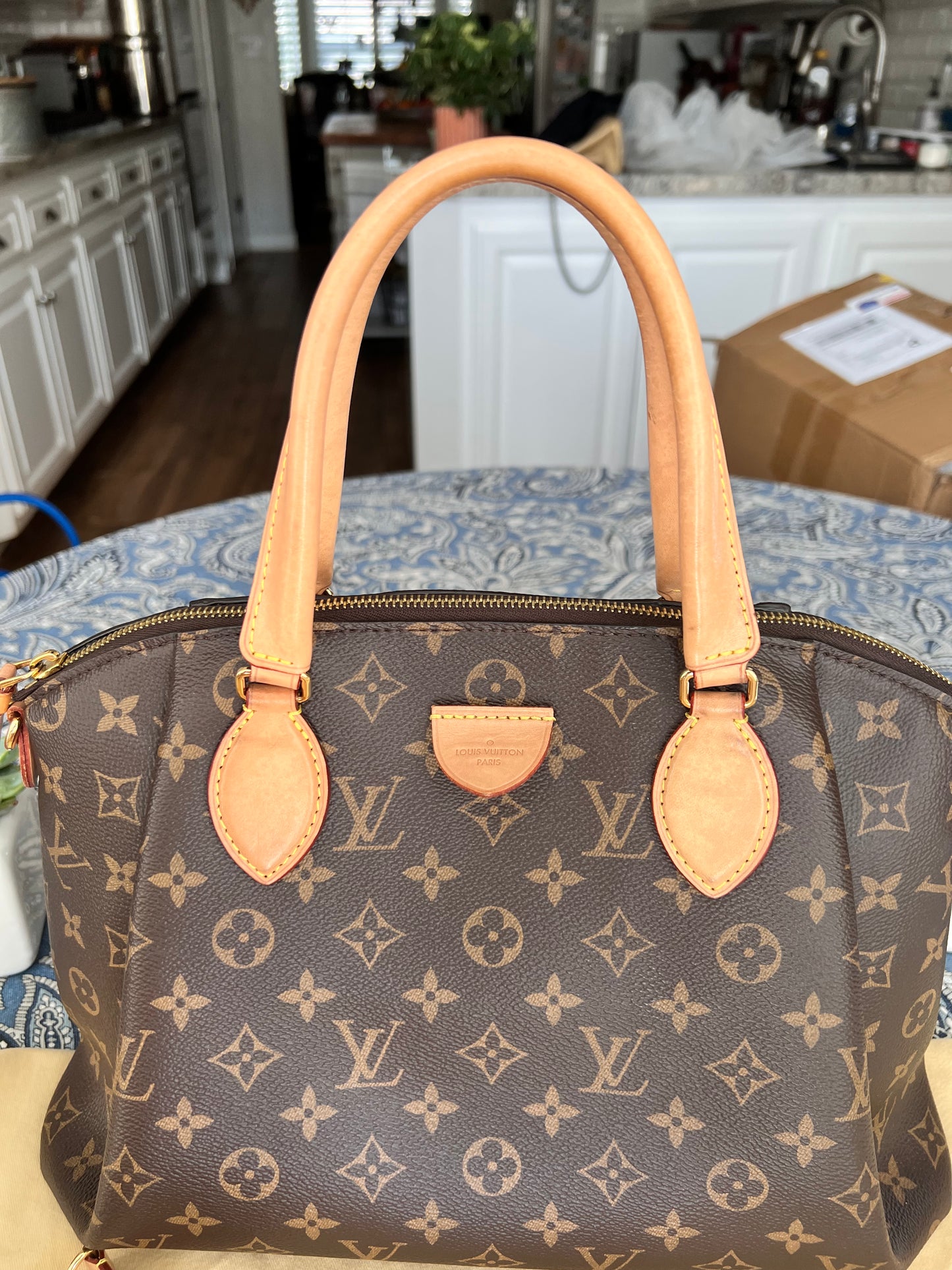 Louis Vuitton Monogram Rivoli MM 2 way tote