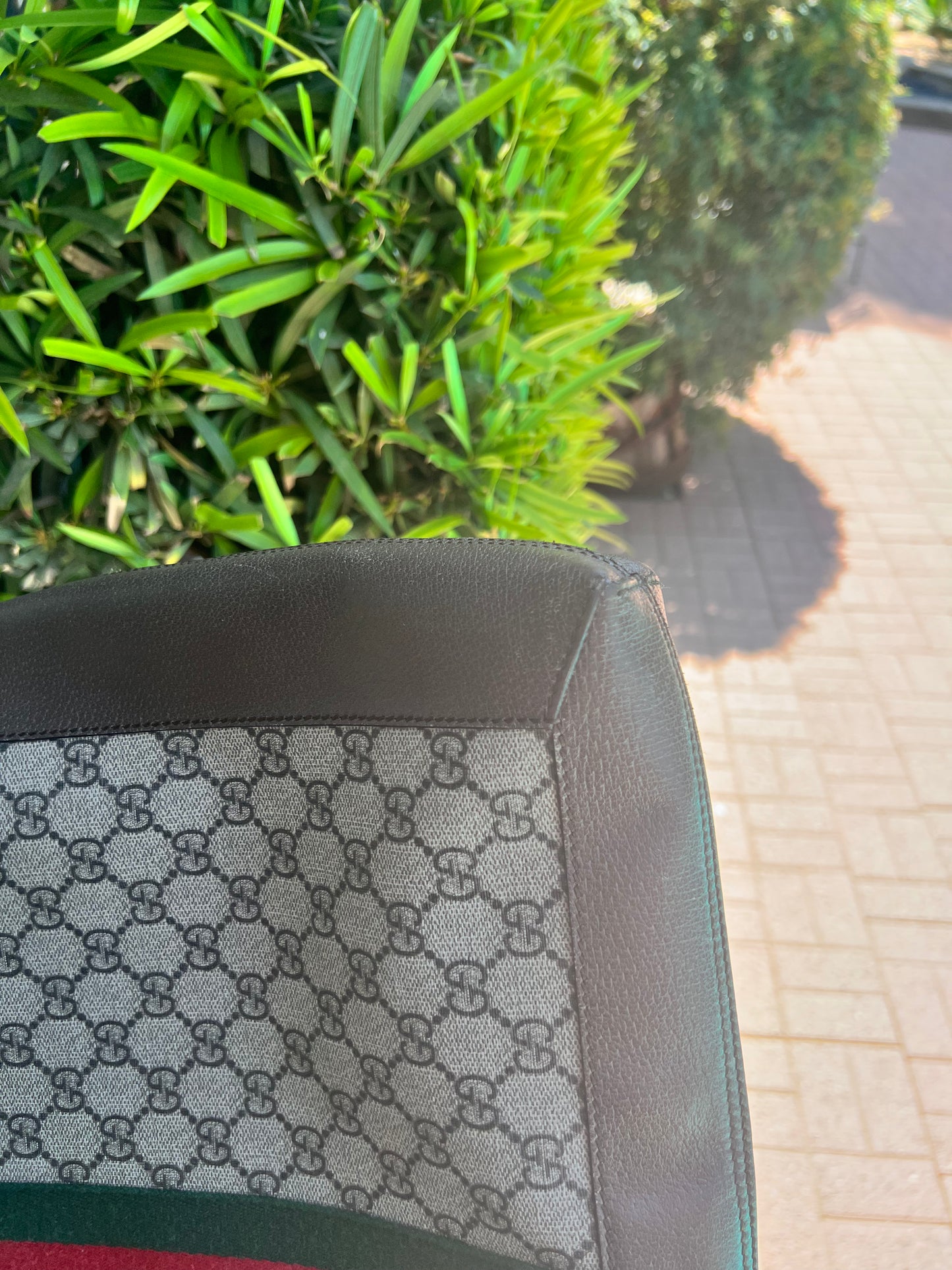 Gucci Ophidia GG coated canvas XL tote with pouch