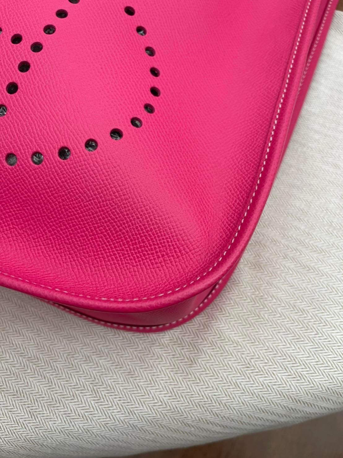 Hermes Evelyne PM Stamp Q Epsom