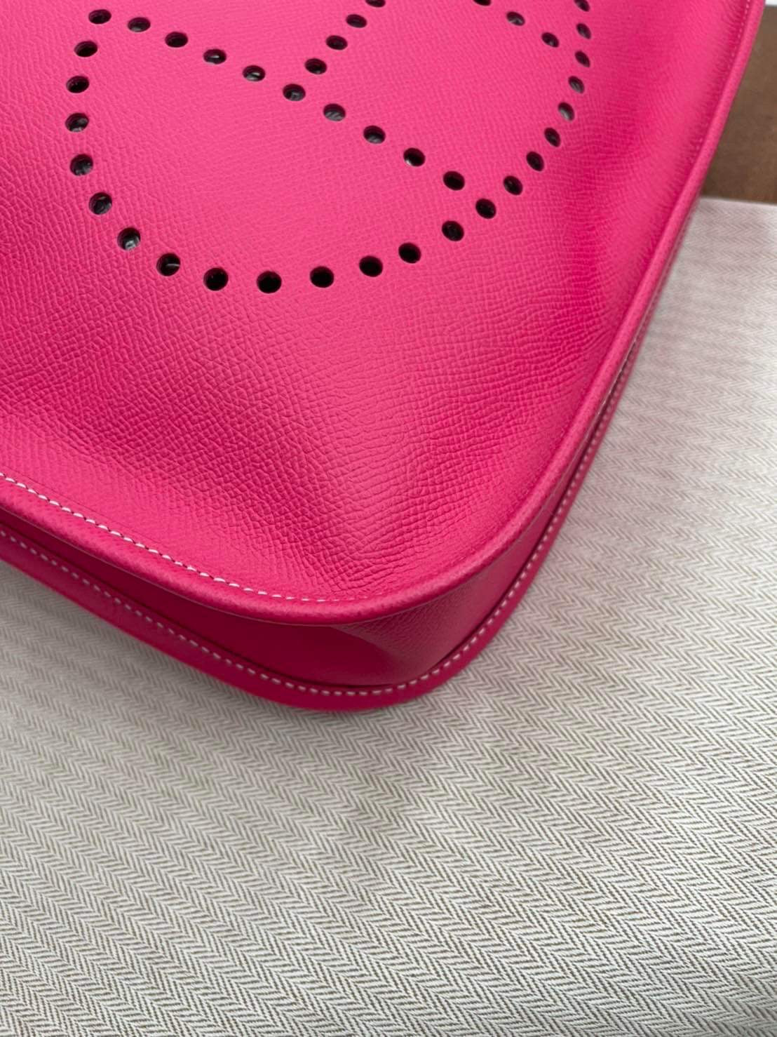 Hermes Evelyne PM Stamp Q Epsom