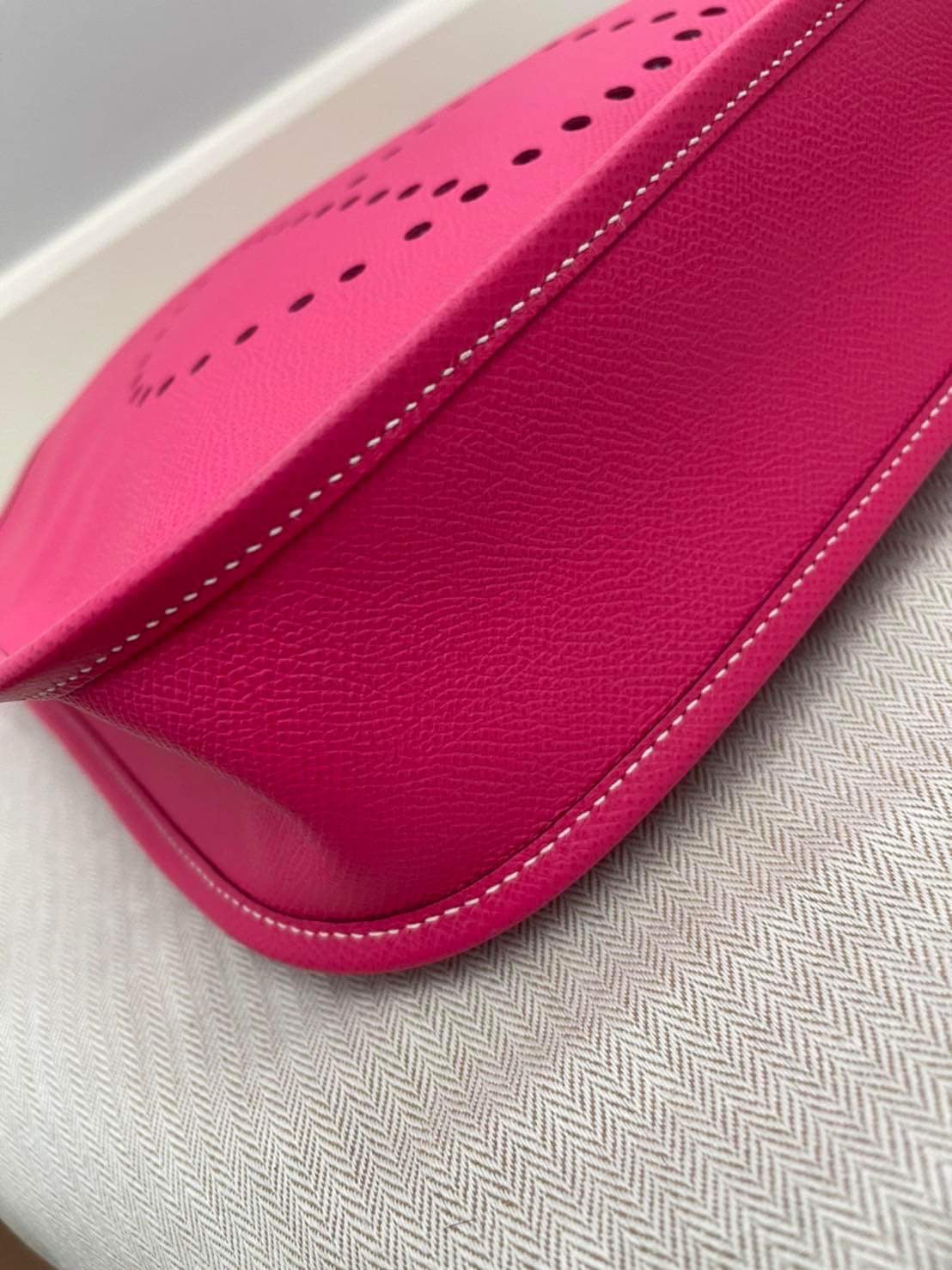 Hermes Evelyne PM Stamp Q Epsom