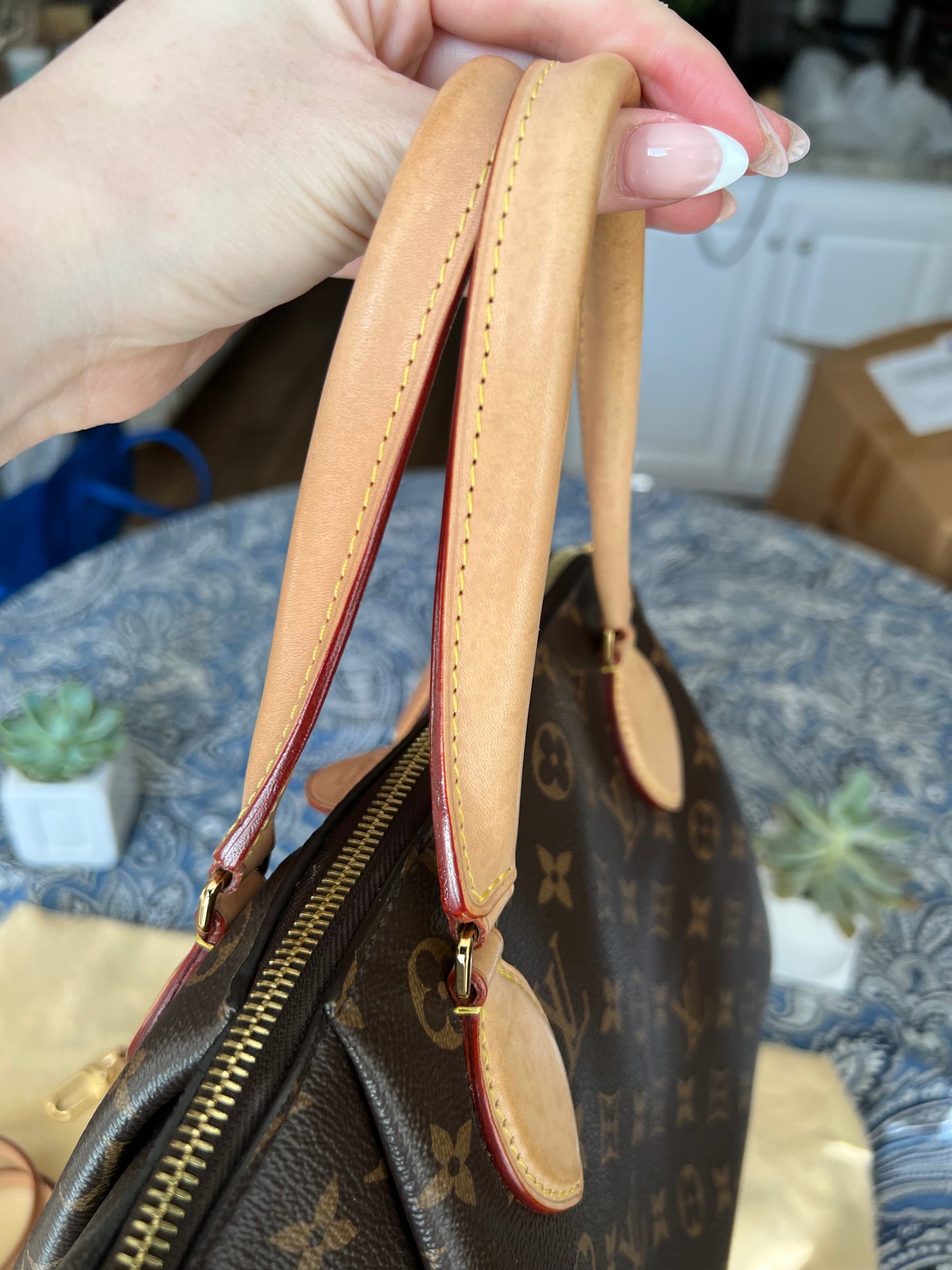 Louis Vuitton Monogram Rivoli MM 2 way tote