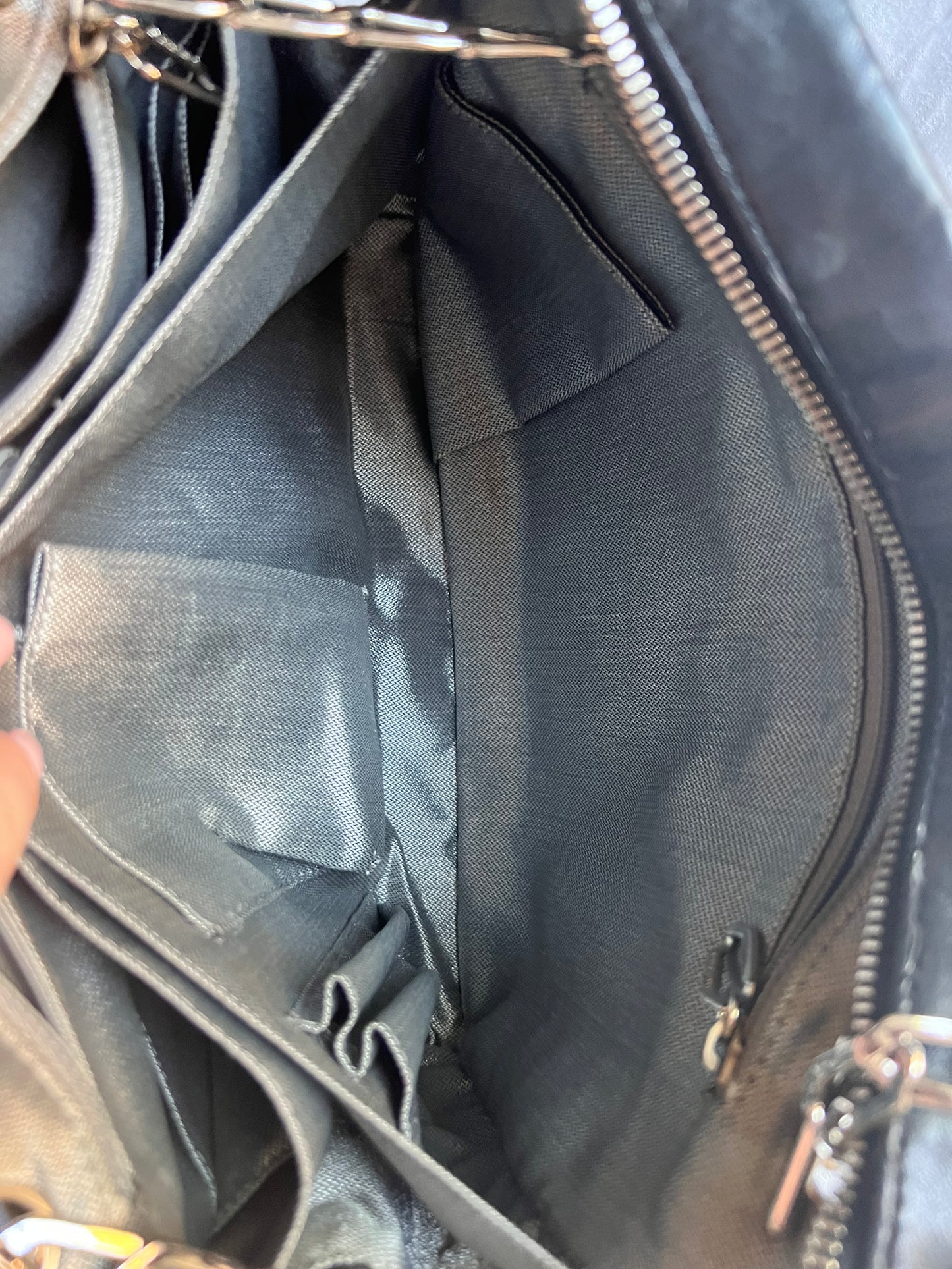 Chanel Mademoiselle black lambskin tote