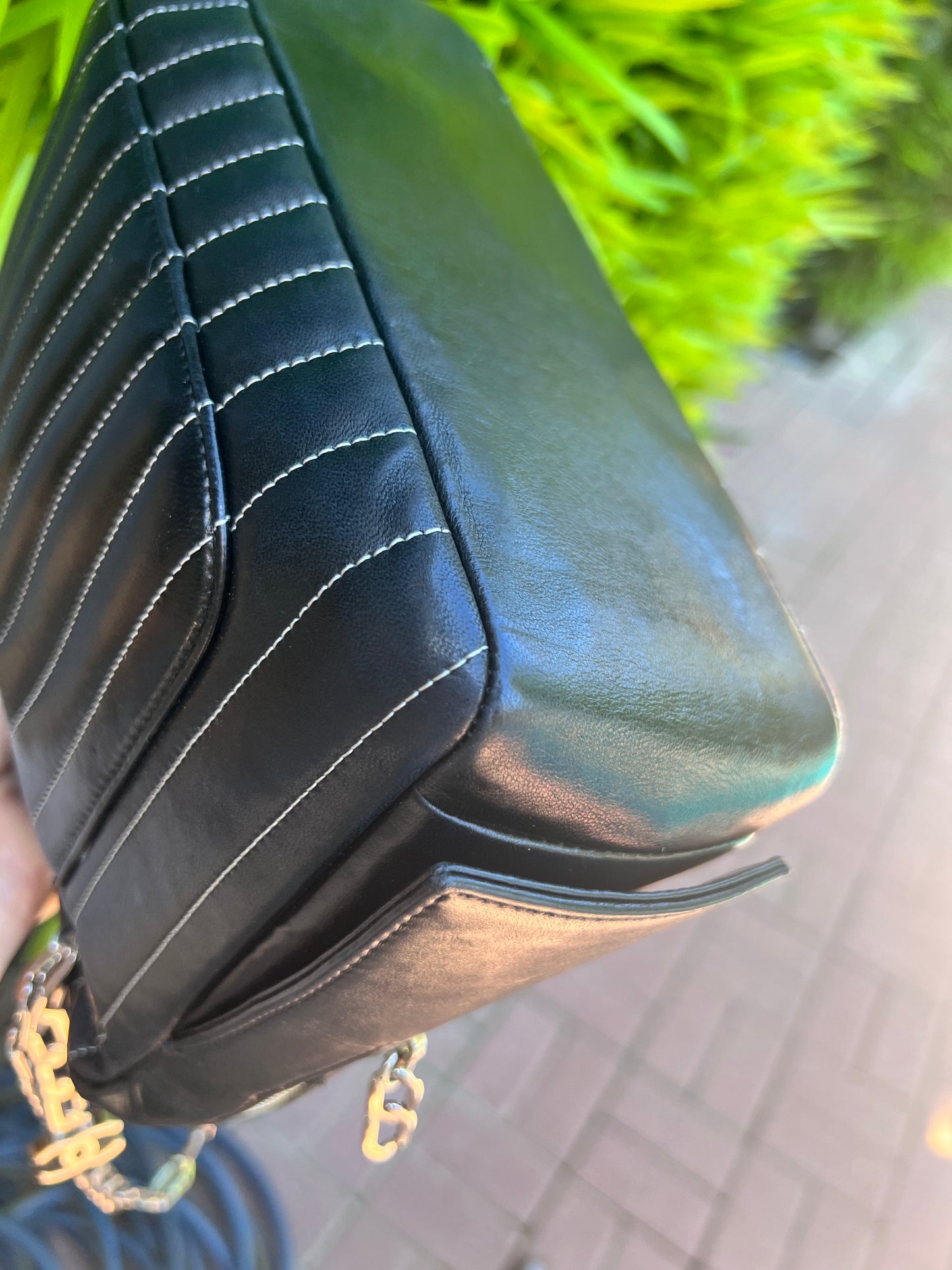 Chanel Mademoiselle black lambskin tote