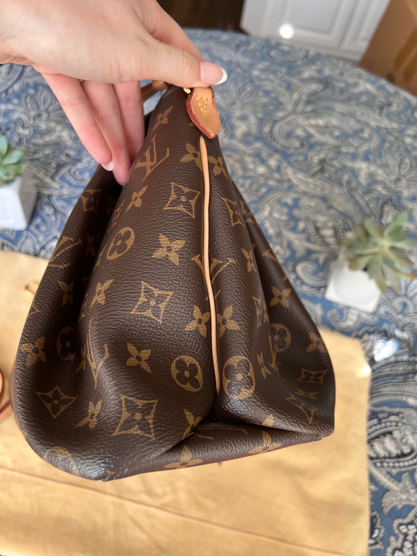Louis Vuitton Monogram Rivoli MM 2 way tote