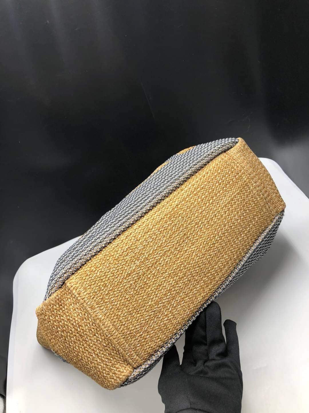 Chanel Deauville Woven Large Shopping Tote Bag