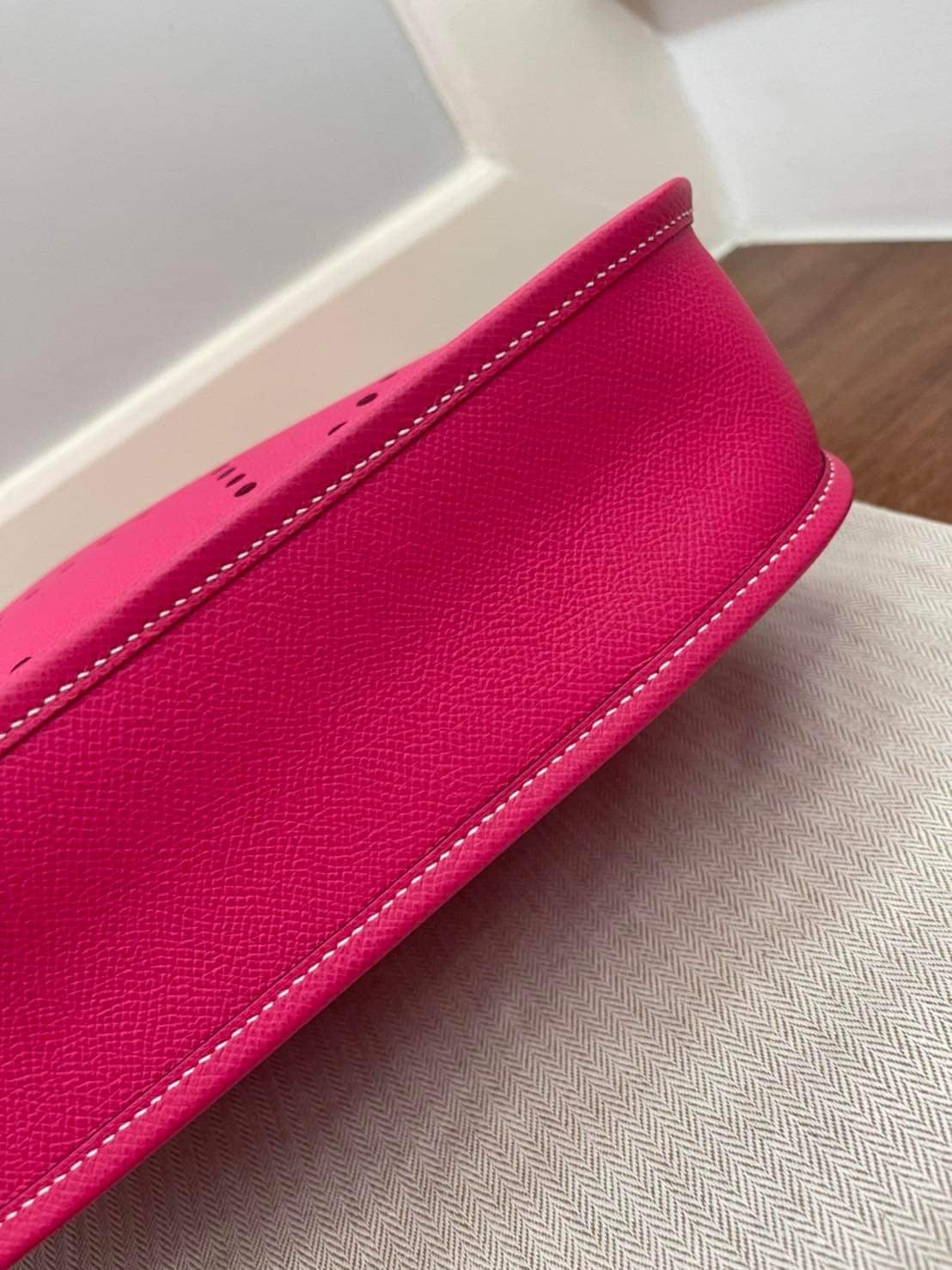 Hermes Evelyne PM Stamp Q Epsom