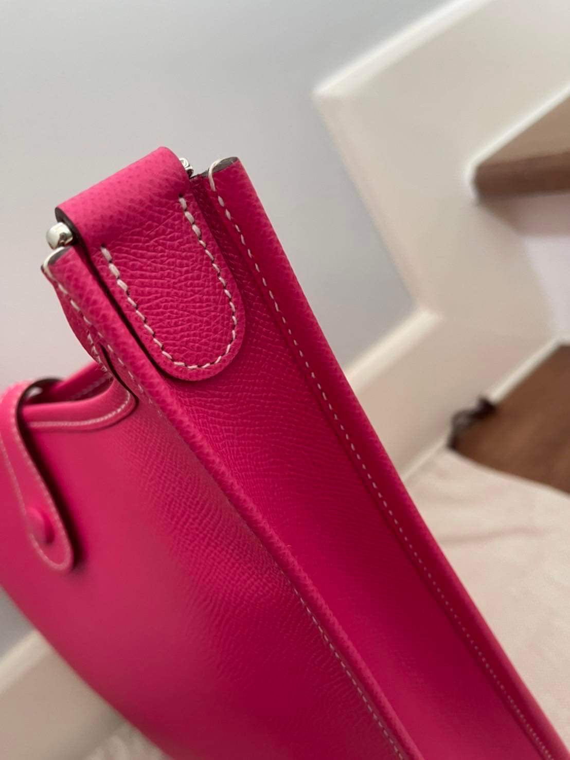 Hermes Evelyne PM Stamp Q Epsom