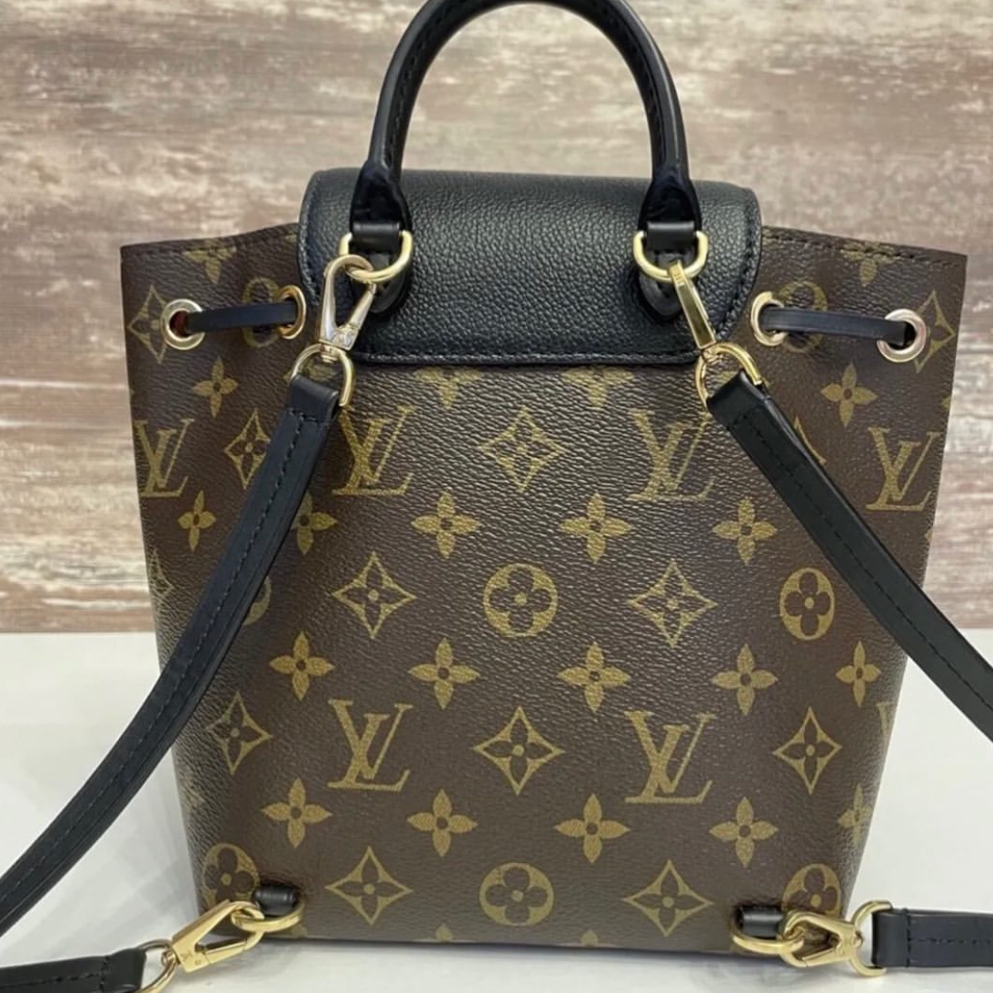 Louis Vuitton Montsouris BB backpack monogram/ noir