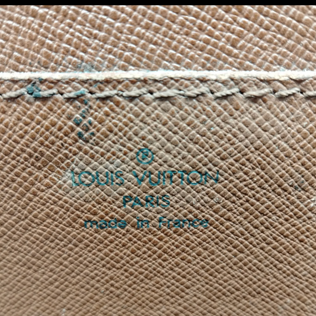Louis Vuitton monogram vintage Porte-documents envelope bag with strap