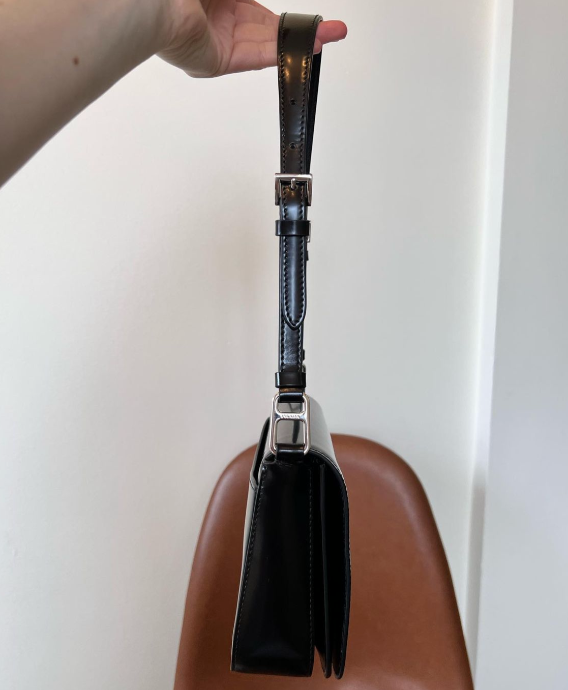 Prada Brushed Leather 2 way shoulder bag