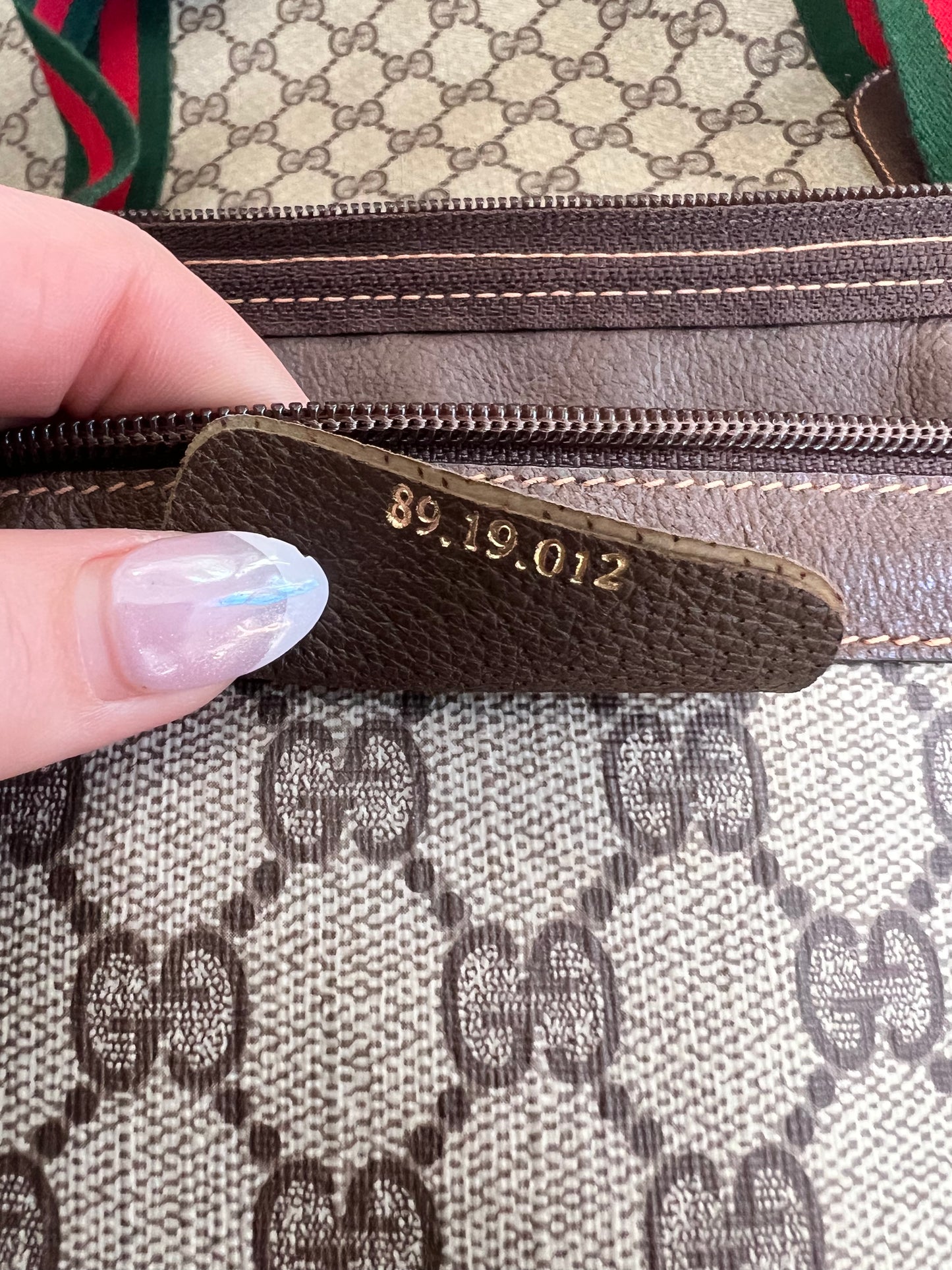 Gucci vintage GG coated canvas ophidia weekender bag