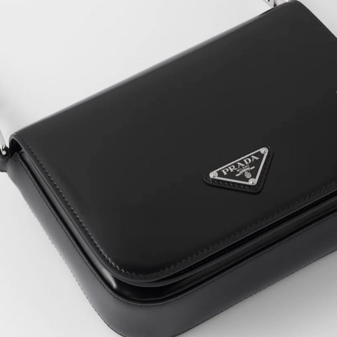 Prada Brushed Leather 2 way shoulder bag