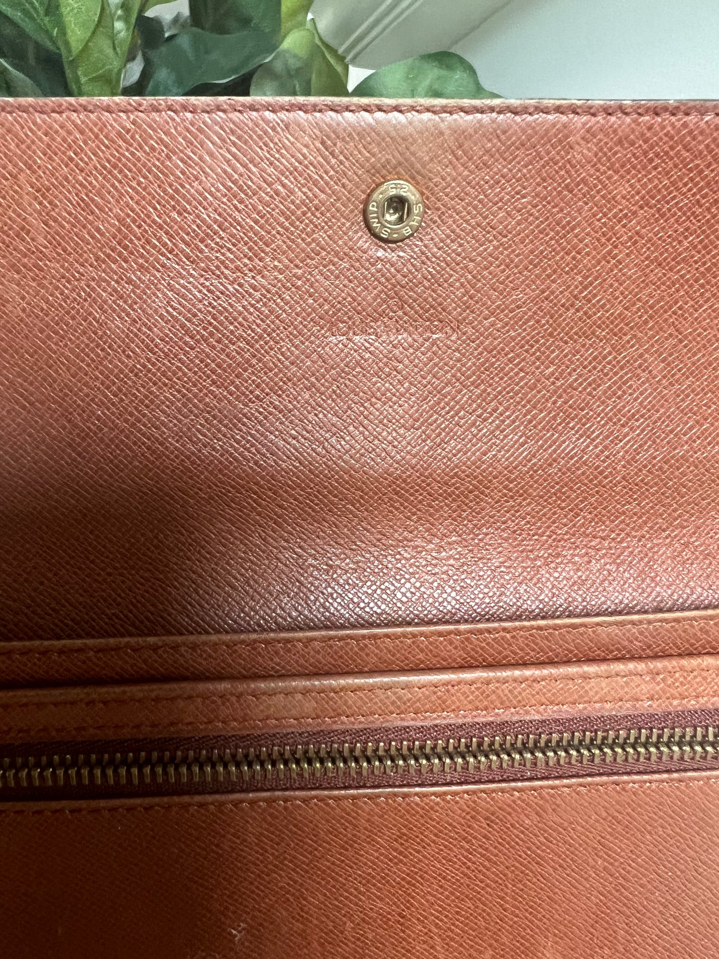 Louis Vuitton monogram porte-tresor passport trifold wallet