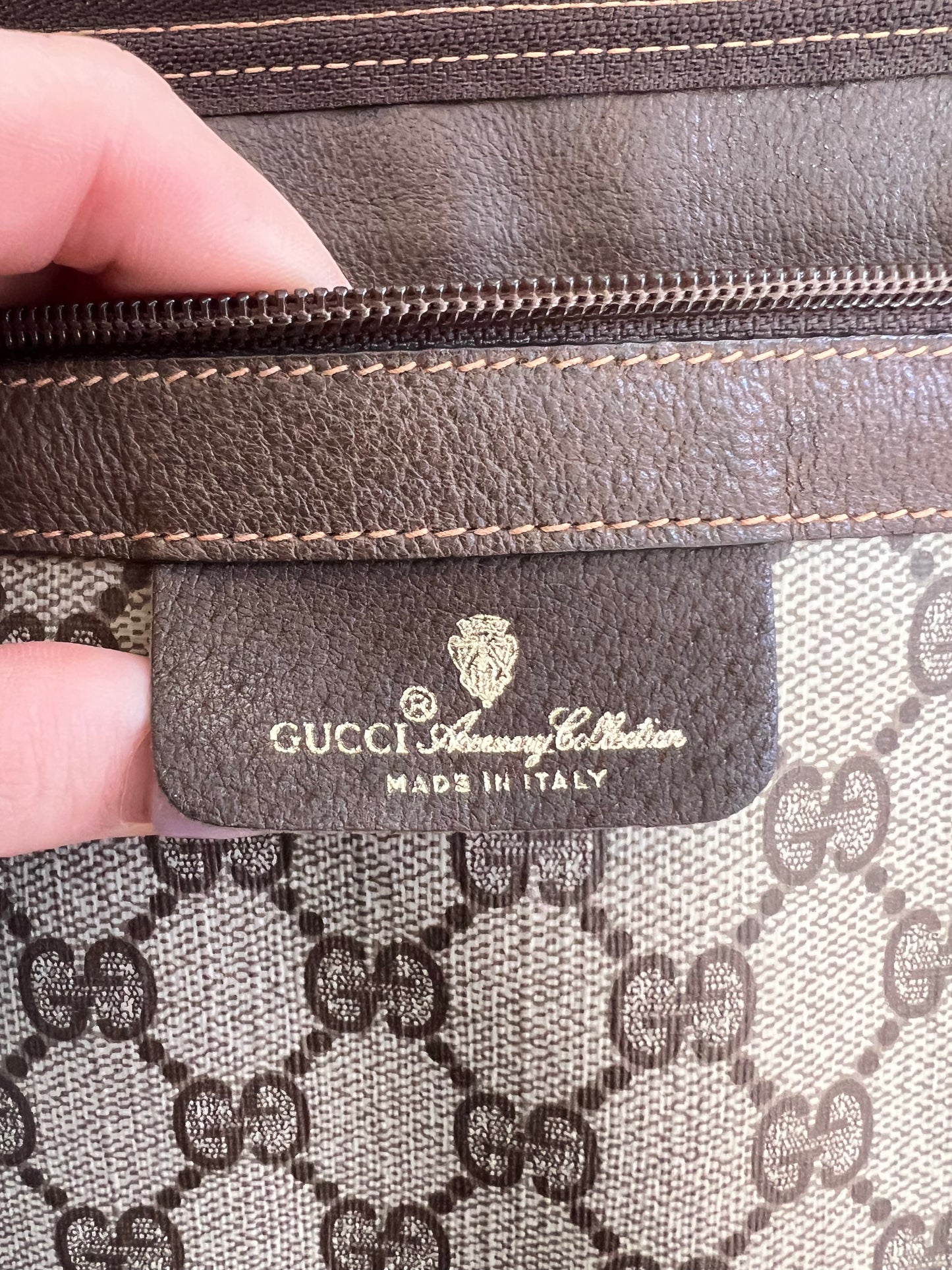 Gucci vintage GG coated canvas ophidia weekender bag