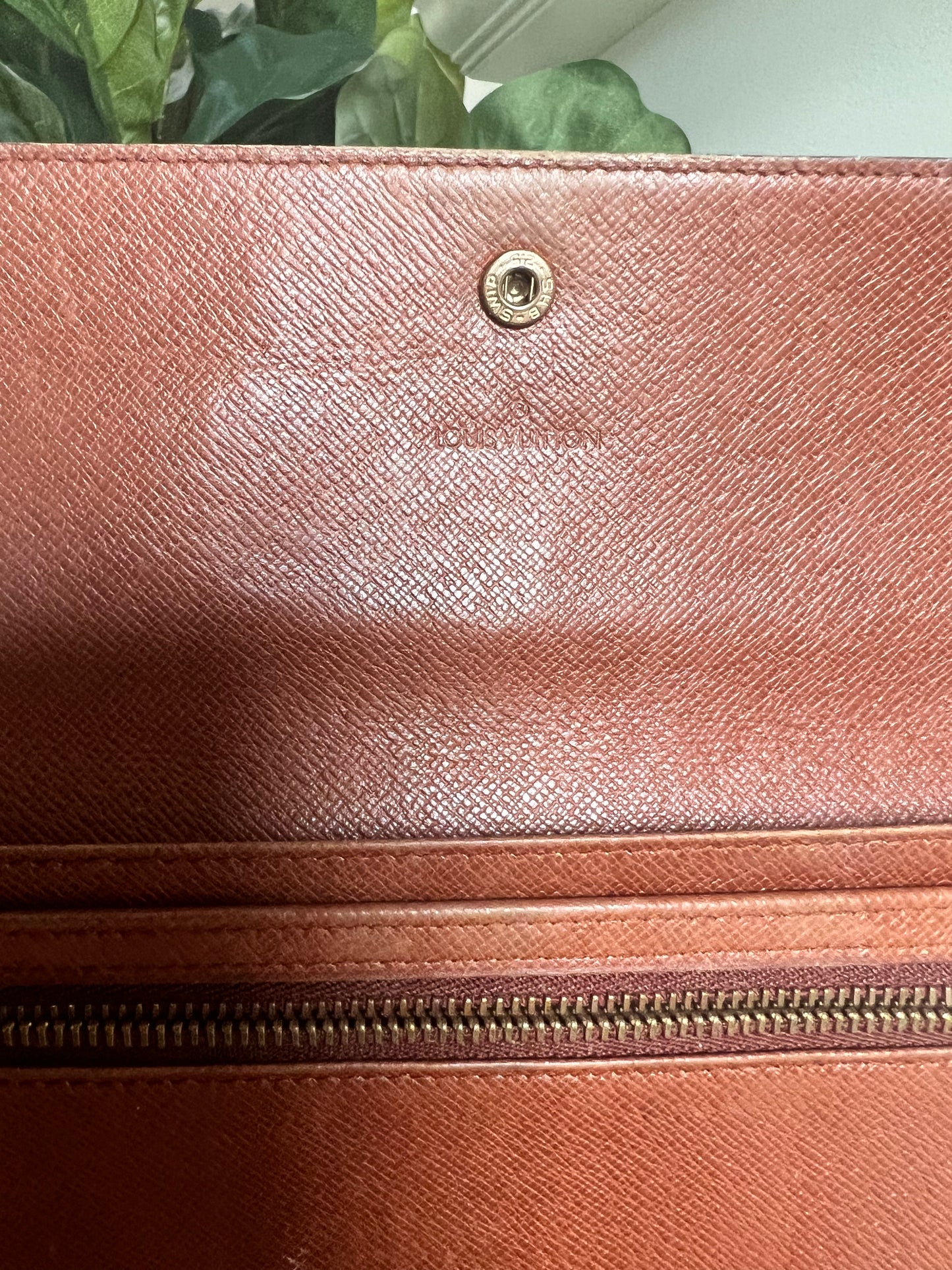 Louis Vuitton monogram porte-tresor passport trifold wallet