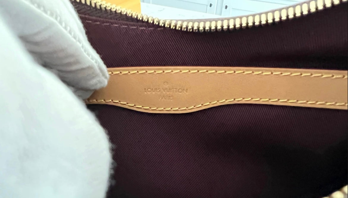 Louis Vuitton monogram / natural boulogne NM bag