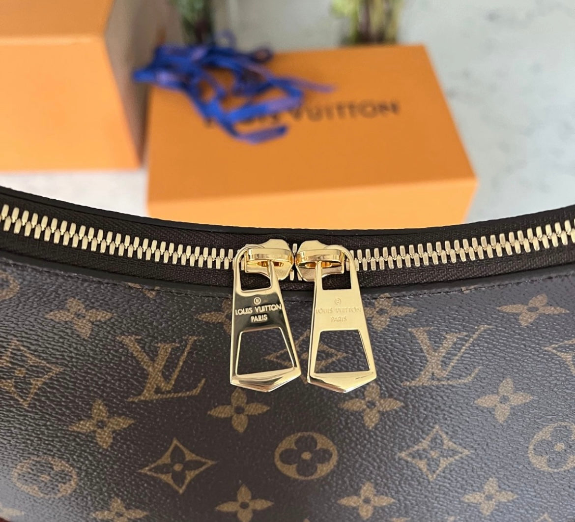 Louis Vuitton monogram / natural boulogne NM bag