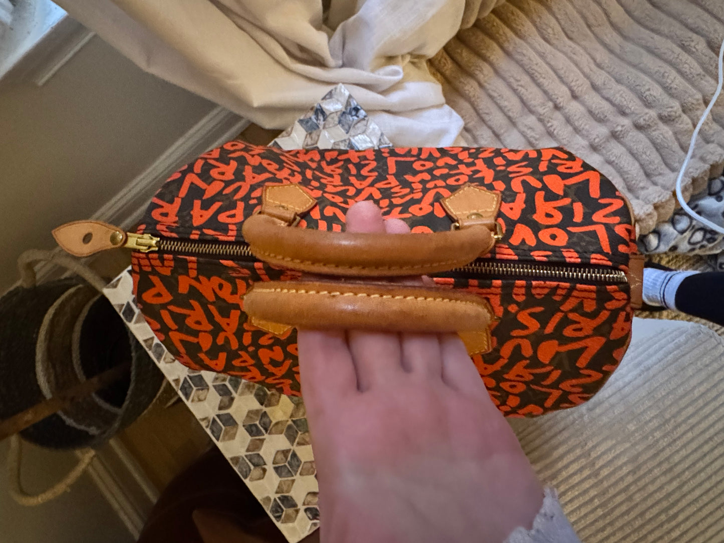 Louis Vuitton Stephen Sprouse Orange Graffiti Speedy 30