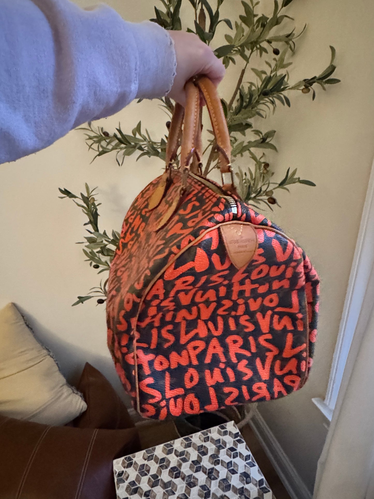 Louis Vuitton Stephen Sprouse Orange Graffiti Speedy 30
