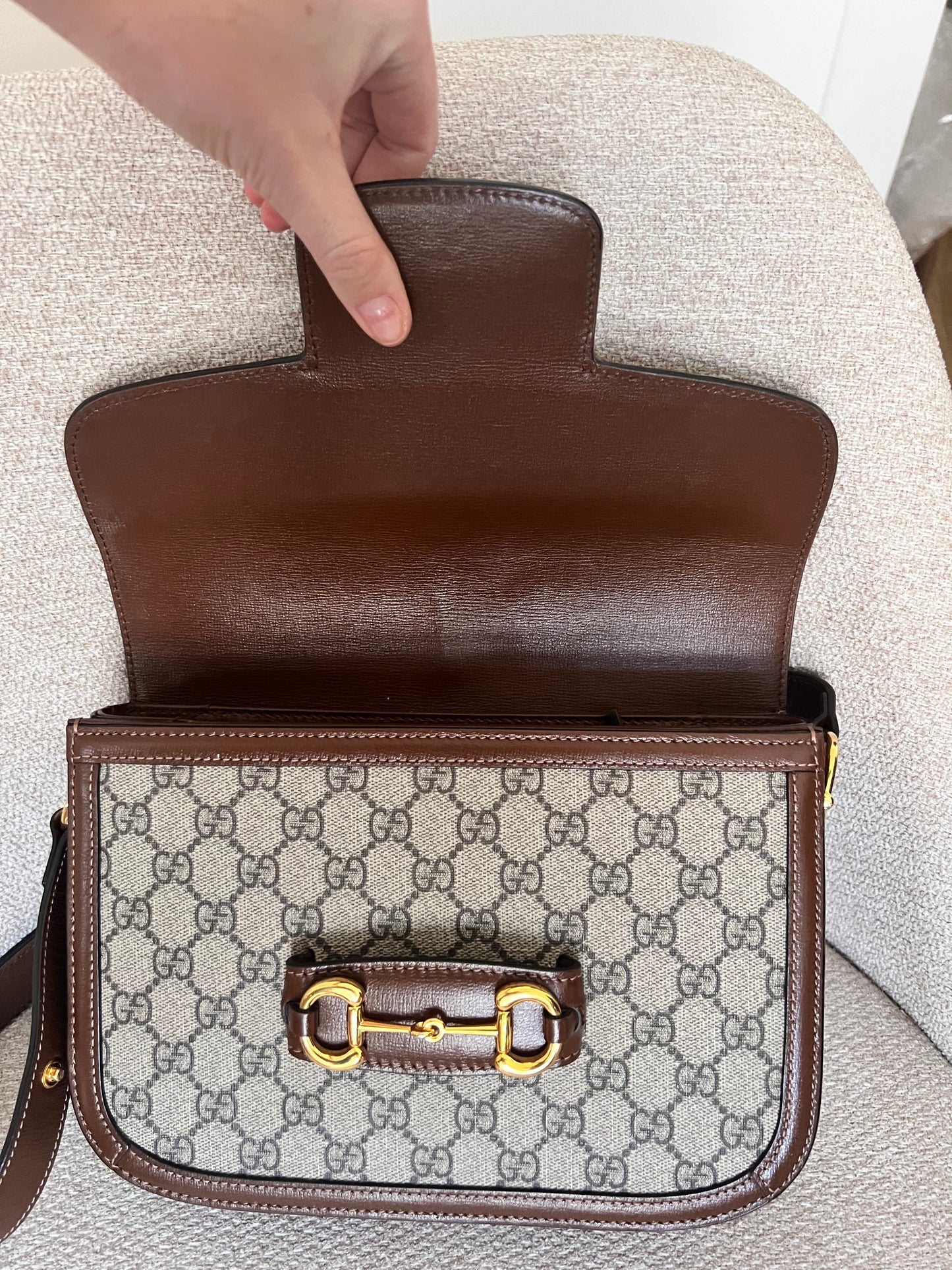 Gucci horsebit 1955 shoulder flap bag