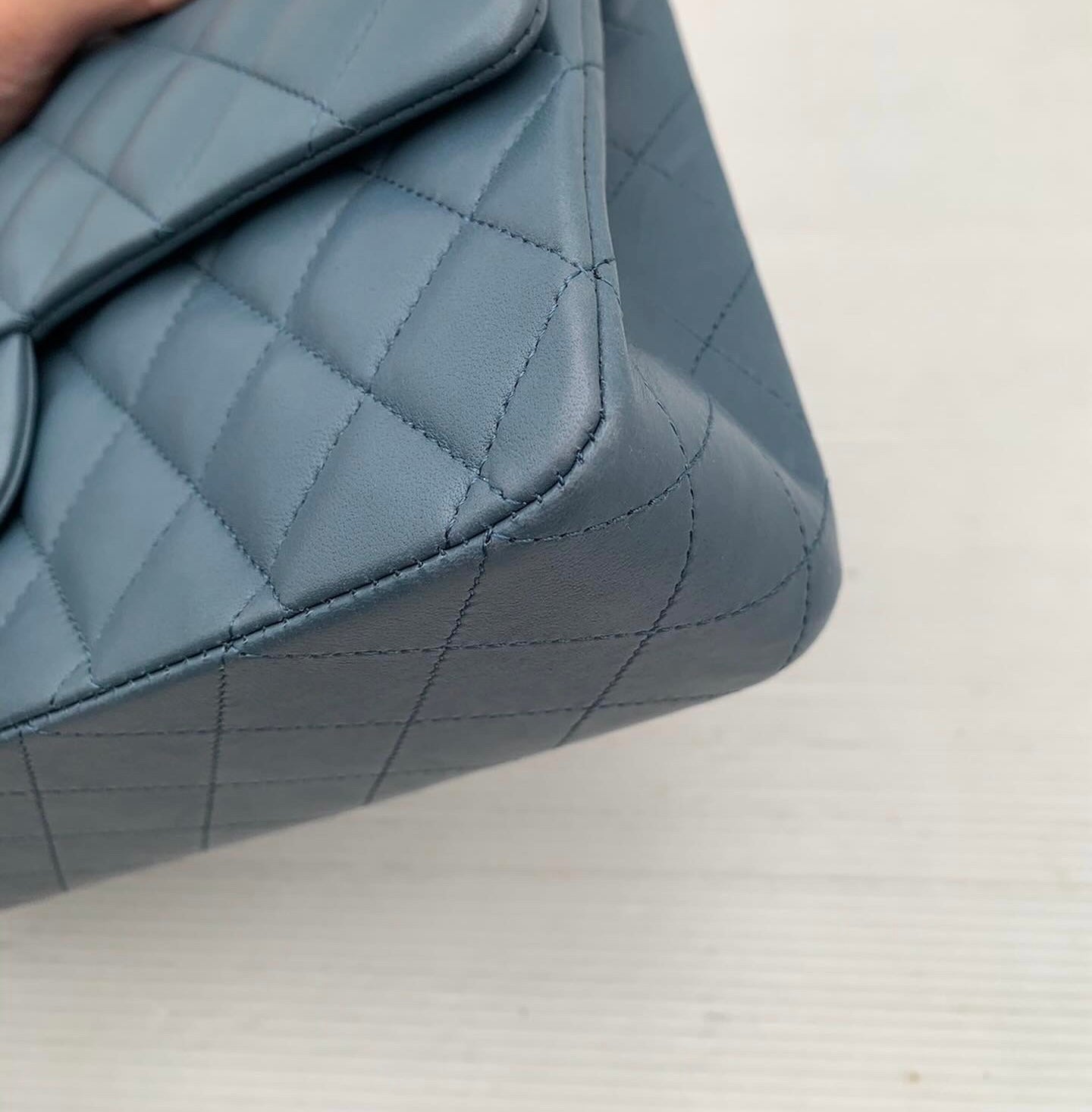 Chanel medium classic flap blue lambskin -PARTIAL PAYMENT