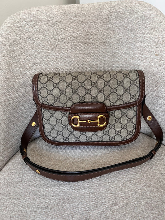 Gucci horsebit 1955 shoulder flap bag