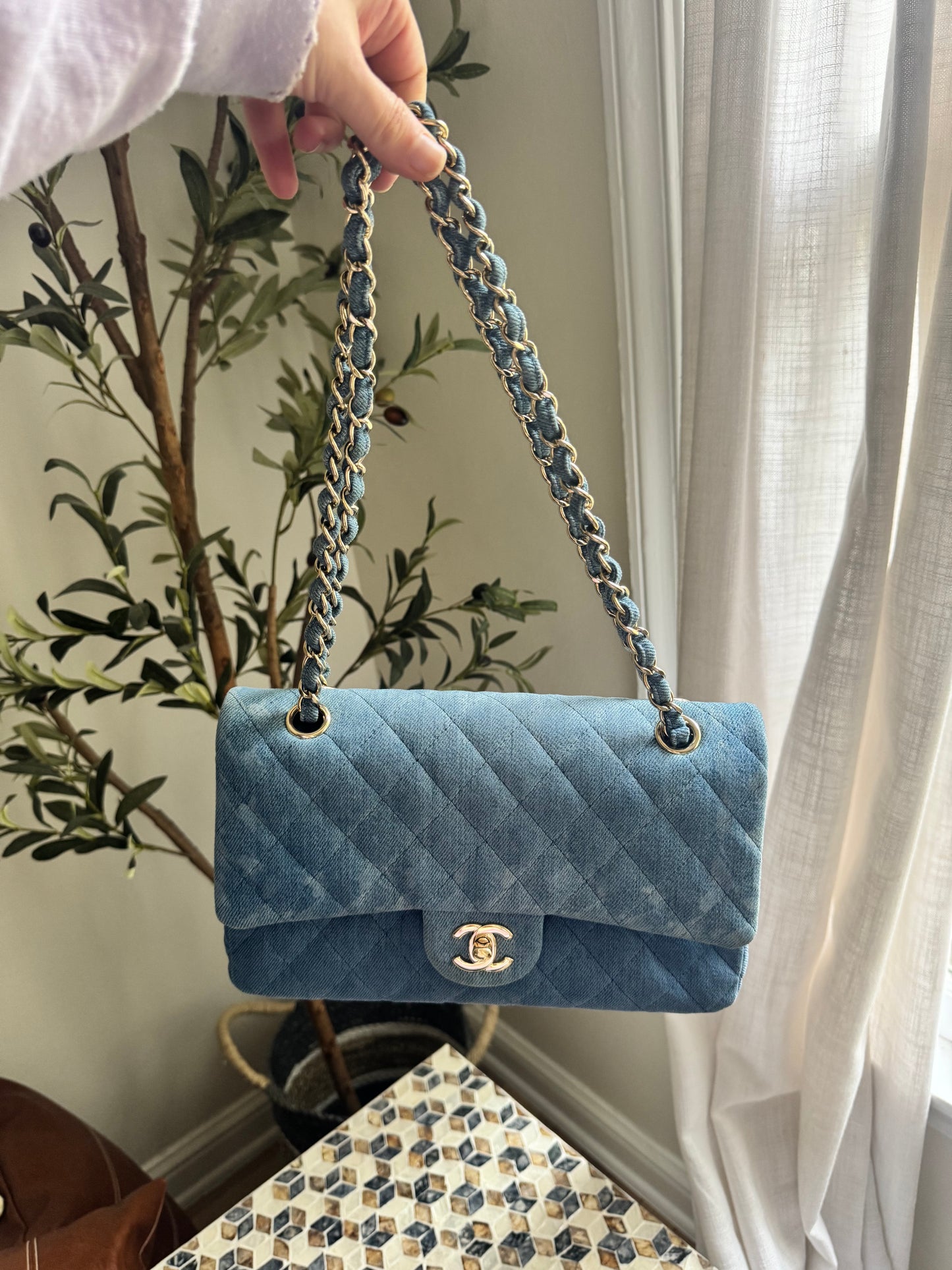 Chanel Medium Denim Classic Flap