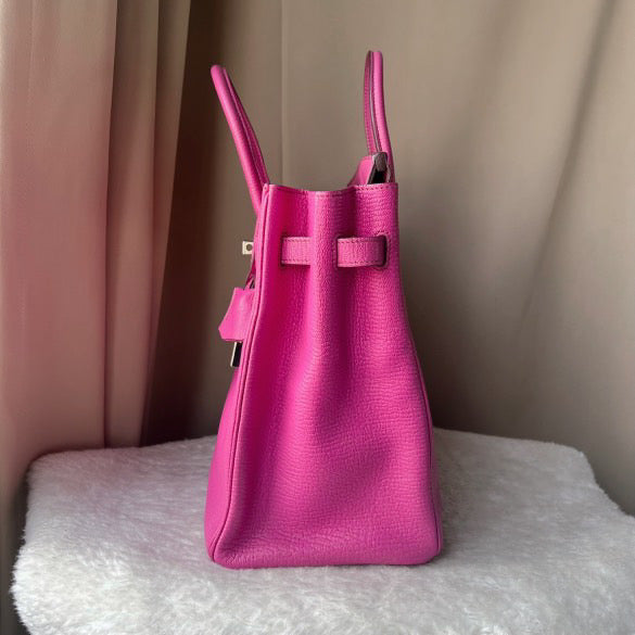 Hermes HAC 32 fuchsia chèvre PHW