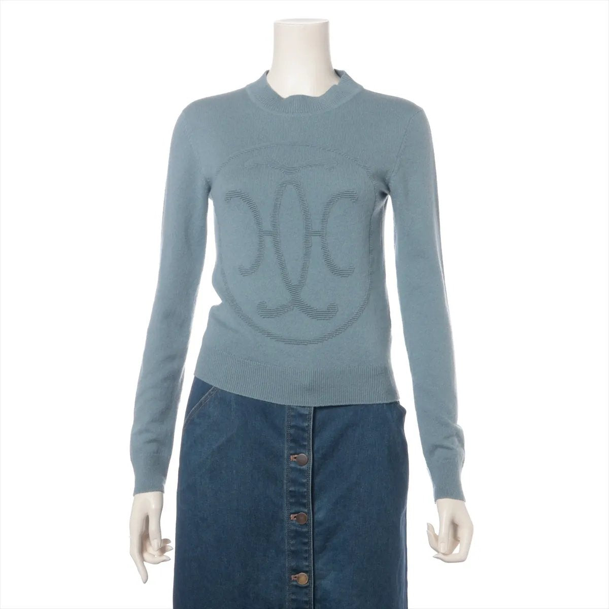 Hermès 22AW Cashmere Knit 34 & Chanel camellia sweater