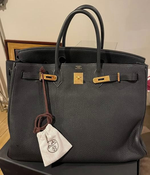 Hermes Birkin 40 black Togo GHW