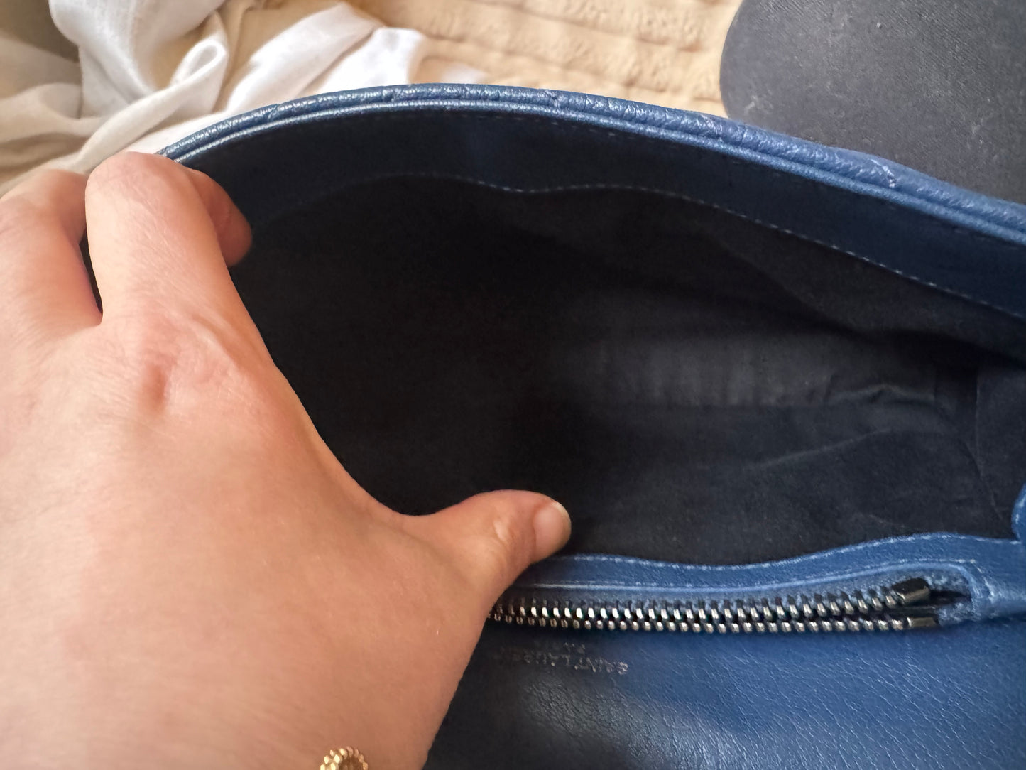 YSL Medium College Top Handle Crossbody Bag
