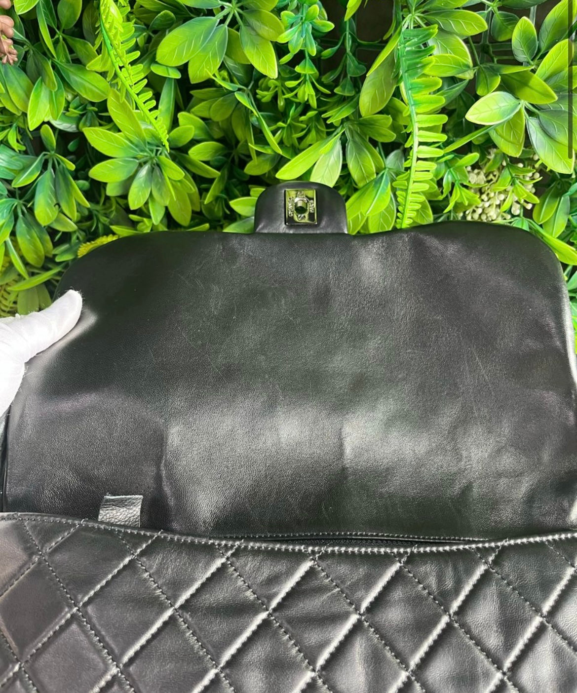 Chanel hicks hoop black lambskin shoulder bag- extremely rare!!